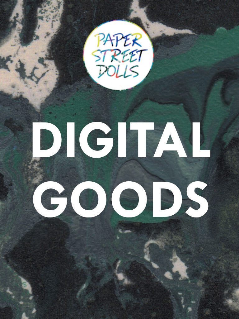 Digital goods from Paper Street Dolls - Digital gift cards & DIY downloads