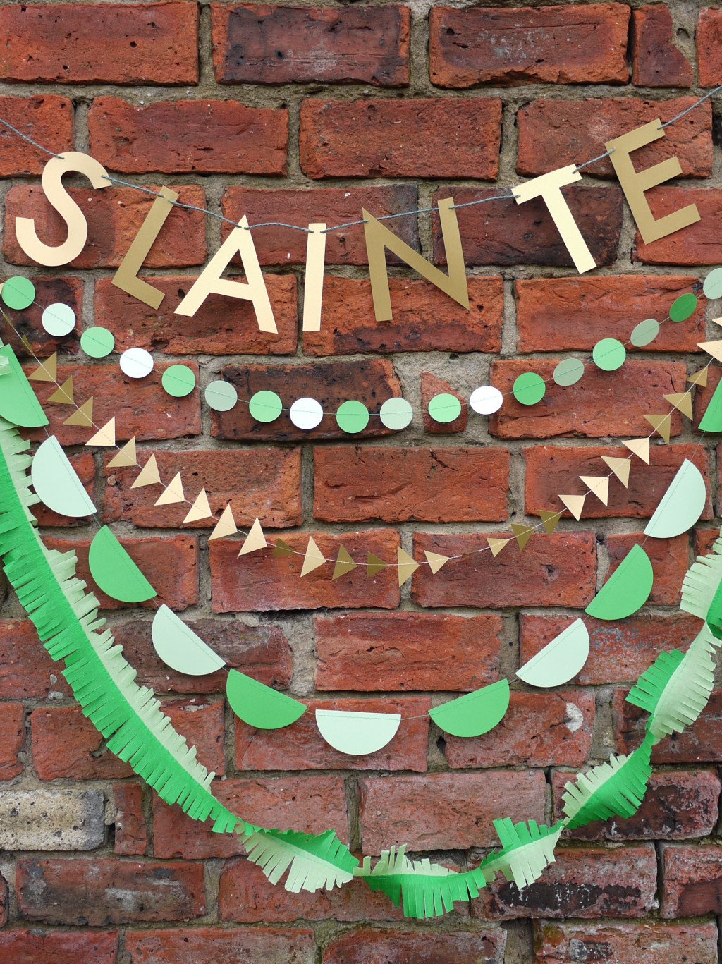 St Patrick's Day decor - Paper Street Dolls