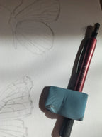 Pencil illustration of a butterfly for a risograph print of butterflies in Glasgow.
