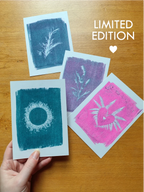 Unique Cyanotypes | Everyday Enchantment | Riso print A6