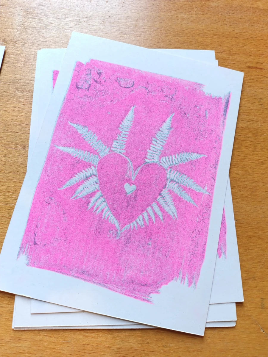 Unique Cyanotypes | Everyday Enchantment | Riso print A6