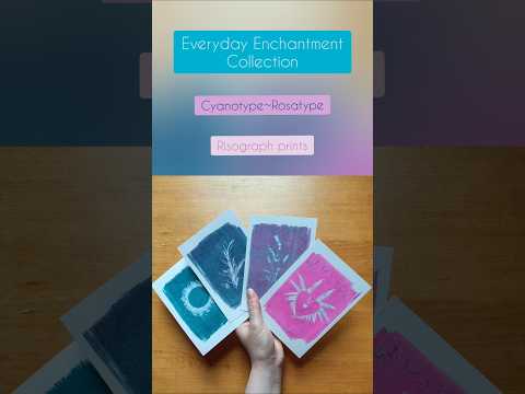 Unique Cyanotypes | Everyday Enchantment | Riso print A6