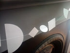 Sewn paper garland of metallic silver multi shapes. Fun easy party themes to take away the stress of decorating